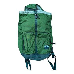 Evrgrn Back Pack Green Large Zip Pockets Ripstop Hiking Gorpcore Outdoors Travel